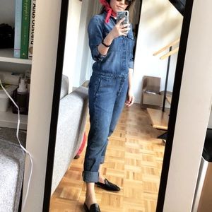 Madewell Denim Jumpsuit XS Blue